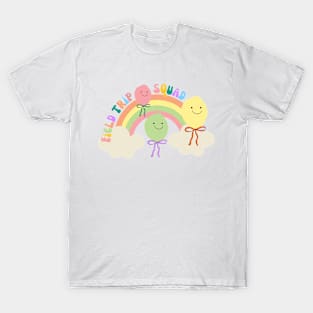 Balloon smile Face Field Trip Squad Kids T-Shirt